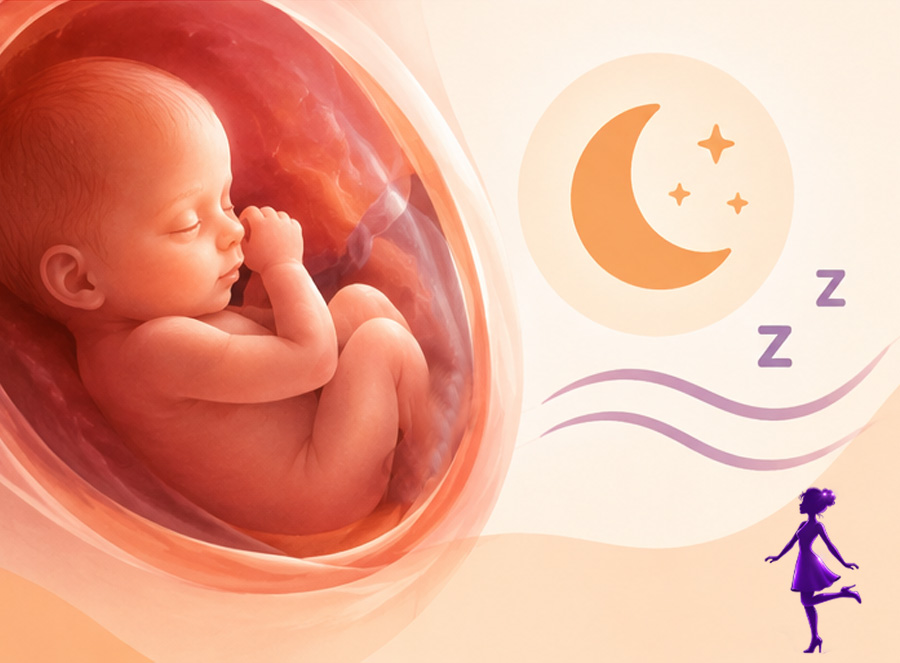 جنین در رحم چقدر می خوابد؟ همه چیز درباره خواب جنین