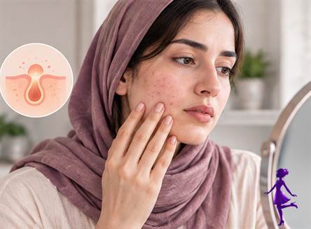 جوش هورمونی معمولاً با نوسانات هورمونی مرتبط است و ممکن است اطراف پریود، فک و چانه بیشتر دیده شود؛ اما همیشه نشانه اختلال هورمونی نیست.

