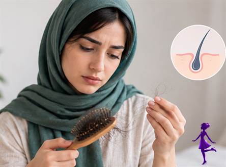 ریزش مو در زنان می‌تواند ناشی از ژنتیک، تغییرات هورمونی، کمبود آهن، تیروئید، استرس یا بیماری‌ها باشد و تشخیص علت برای درمان ضروری است.

