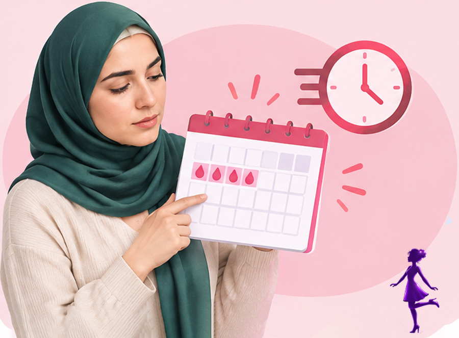 چرا پریودم زودتر شده؟ علت‌ های شایع جلو افتادن قاعدگی