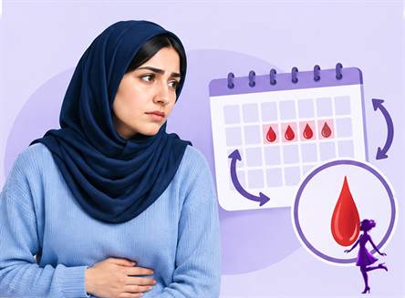لکه‌بینی بین دو پریود می‌تواند به تغییرات هورمونی، پیشگیری، عفونت، فیبروم، پولیپ یا بارداری مربوط باشد و باید علت آن بررسی شود.

